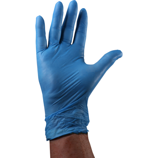 ComFort Handschoen, Nitril, ongepoederd, S, blauw