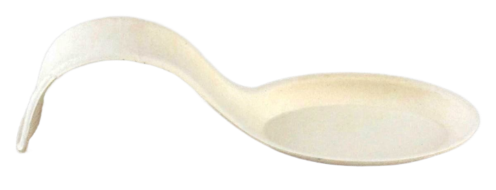 Sabert Bepulp Appetizer Curly Spoon 12 cm ,White - 50 stuks