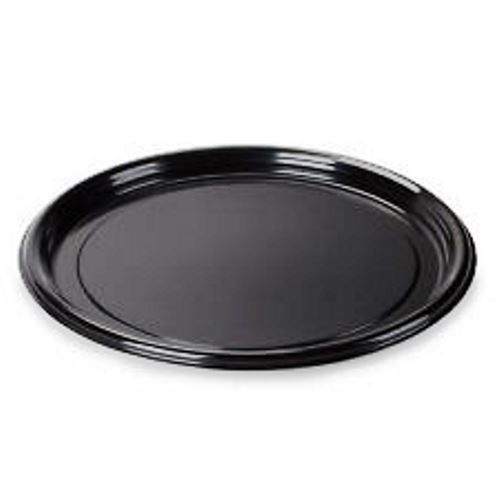 Sabert rPET round platter black Ø30cm; 5 x 10 pcs