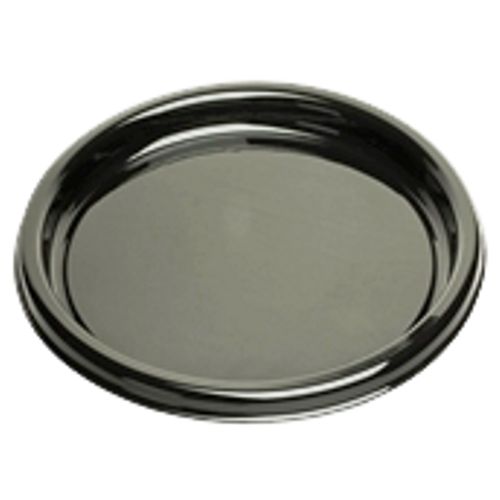 Sabert rPET round platter black Ø40cm; 10 x 5 pcs