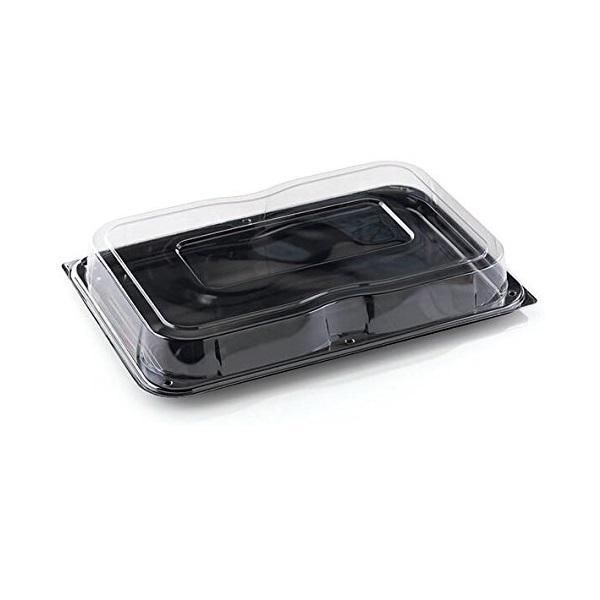 Sabert Ultimate Platter & Lid Combo 24 x 17cm; 25 sets