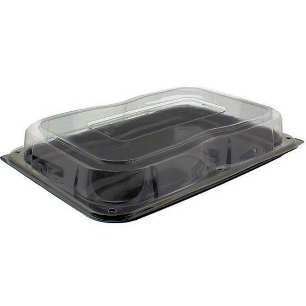 Sabert Ultimate Platter & Lid Combo 46 x 30cm; 25 sets